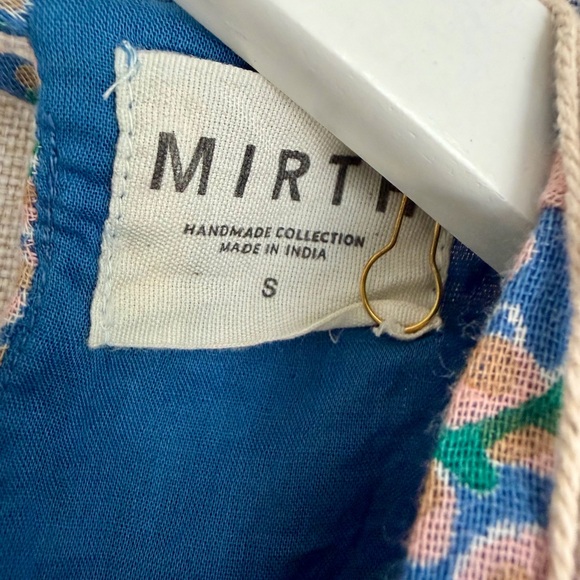 NWT MIRTH CAFTAN Perth Backless Short Dress Blueberry Print - Small - Picture 10 of 13